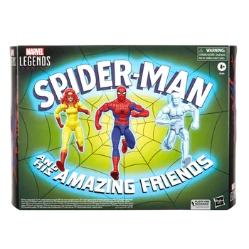 100% Original Marvel Legends Série Homem-Aranha e Seus Incríveis Amigos 6 polegadas de Ação Figura Colecionável Brinquedo de Presente de Aniversário