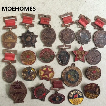 20pcs Aleatório enviado da China a Cada período de bronze de Honra Comemorativa Amizade Medalha de decoração, artesanato em metal medalha