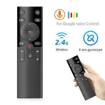 Bluelans H17 2.4 G sem Fio de Giroscópio, Microfone IR Aprendizagem de Voz Controle Remoto para a Caixa de TV Android