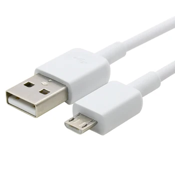 Cabo USB para micro usb 2.0 para usb2.0 dados e 2A rápido cabo de carregamento para Android celular e tablet 1m cor branca
