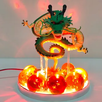 Dragon Ball Z Anime Figuras Shenlong Led Ação Estatueta Luzes Da Noite Shenrou Bolas De Cristal Controle Remoto Figma Presente De Natal De Brinquedos
