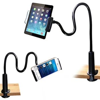 Flexível do Telefone Móvel com Clip Universal de Giro de 360 Graus do ambiente de Trabalho Stand para Tablet