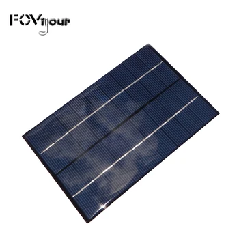 Fovigour 4,2 W 9V/460mAh Mini Encapsulado Célula Solar Epóxi Painel Solar DIY Carregador de Bateria o Kit de Bateria 200x130mm