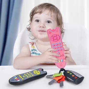 Infantil Tv Brinquedo De Controle Remoto Realista Luzes Aprendizado Musical Da Criança Brinquedos De Desenvolvimento Infantil Presentes Para Criança Bebê Brinquedo