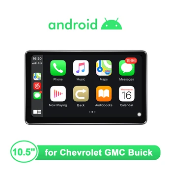 JOYING de 10,5 Polegadas Touch Screen Com Android Auto Bluetooth 1920*1080 Unidade de Cabeça Inteligente do Carro de Sistemas Para a Chevrolet, GMC e Buick