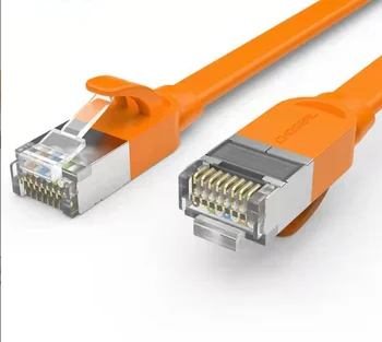 Jul1613 Categoria de cabo de casa ultra-fino de alta-velocidade de rede cat6 gigabit 5G de banda larga, computador de roteamento de conexão do jumper