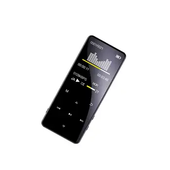 Multifuncional MP4 Player alto-Falante do Rádio de FM compatíveis com Bluetooth, 5 0 Músicas de Metal Displayer Relógio Despertador, Gravador de Vídeo