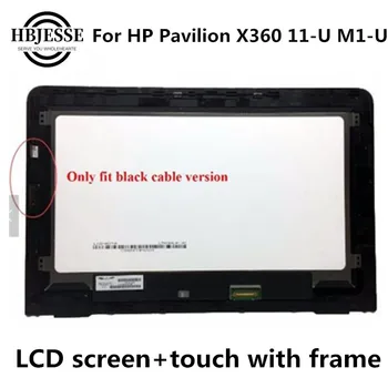 Original Para HP Pavilion x360 11-U série 11-U053TU LCD com Touch Digitalizador Assembly Quadro de 1366*768 Para HP Pavilion M1-U série