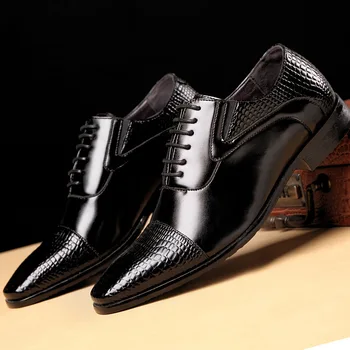 os sapatos de couro, homens de negócios, Elegante, confortável Cavalheiro formal de sapatos de homens 2021