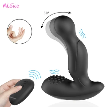 Produtos para adultos Plug Anal Buttplug G-Spot Estimular o Vibrador Brinquedos Para Homens Mulheres 10 Modo de vibração, Cócegas, Massageador de Próstata Gay