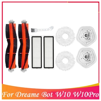 Substituição Do Kit De Acessórios Para Dreame Bot W10 W10pro Aspirador Principal Pincel Filtro De Patacas, Pano, Escova De Limpeza