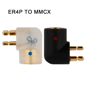 Super Mini MMCX Fêmea Para ER4P Fone de ouvido Jack de Áudio Adaptador Etymotic ER4B ER4S ER4PT ER6I Série Um Par