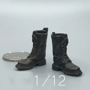 1/12 3ATOYS Origianl Versão Oco Sapatos Botas de Modelo Para o Habitual 6inch Figuras de Ação Colecionáveis