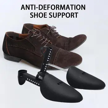 1 Par de Sapato de Árvores de Comprimento Ajustável Sapato Titulares Universal de Anti-deformação Plástica Sapato Forma Suporta Guardiões Macas