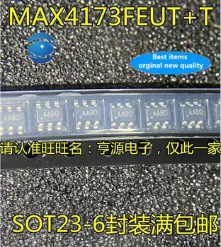 10pcs 100% original novo em stock MAX4173 MAX4173FEUT MAX4173FEUT+T serigrafia AABO chip do amplificador