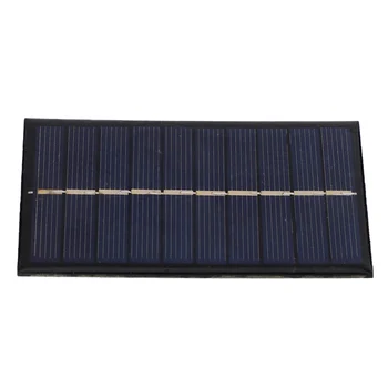 150Ma 0,75 W 5V Célula Solar Módulo Policristalino Diy Painel Solar Carregador De 3.7 V Bateria de Educação Brinquedo 100x60Mm Epóxi