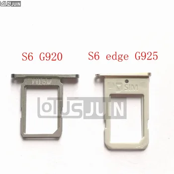1pcs Novo Dual SIM Única Bandeja do Cartão SIM Ranhura do Suporte para Samsung Galaxy S6 S6 borda G920 G925