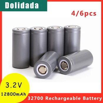 3.2 V 32700 Bateria 1.28 ah 32700 12800mah Baterias De Lifepo4 55a de Alta Potência Contínua Máxima de Descarga da Bateria de Peças