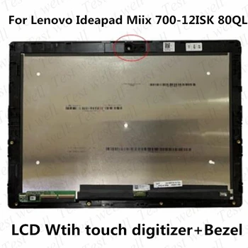 5D10K37833 para Miix 700-12ISK 80QL 700-12 Tablet Lenovo ideapad 12.0 Laptop LCD Touch MONTAGENS de Quadro de LTN120QL01-L01 5D10J33311