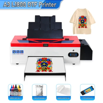 A3 DTF Impressora Directamente a Transferência para o Filme Impressora DTF Impressora de Transferência Para T-shirt T-shirt de Impressão da Máquina de Impressão DTF Impressoras A3