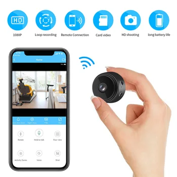 A9 Mini Câmeras de Vigilância Com Wifi 1080p Hd Mini Sensor da Câmera da Visão Nocturna Câmera de Vídeo na Web Vigilância Vida Inteligente em Casa