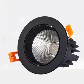 Alta Qualidade de Epistar LED COB Recessed Downlight Dimmable do DIODO emissor de luz 10W da lâmpada do Ponto do Escurecimento de Teto Lâmpada luz 110v 220v