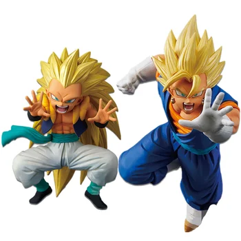Bandai Genuíno Dragon Ball Filho de Goku, Vegetto Figura de Ação do Modelo do Cenário Anime Dragon Ball Figura Colecionáveis 15-18 cm