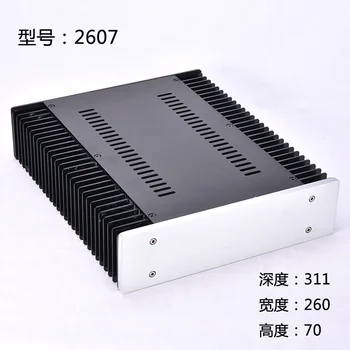 BRZHIFI BZ2607 série duplo radiador caixa de alumínio para o amplificador de potência