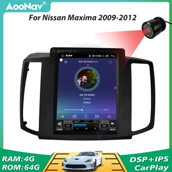 Carro Android 10 2 Din Rádio Leitor de Multimídia GPS de Navegação Unidade de Cabeça Para Nissan MAXIMA 2009-2012 Carro Receptor Estéreo Autoradio