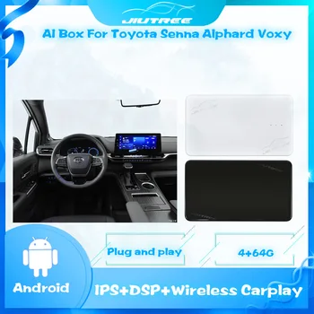Carro de TV, Vídeo de Caixa Para Toyota Senna Alphard Voxy Nova Versão 4+64G Android Auto Carpaly Caixa Android da Google Tv Box
