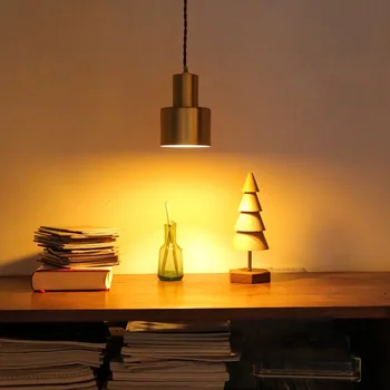 Cobre Travar Luminárias LED Luzes Pingente de Cozinha Quarto Lâmpada Industrial Loft Vintage Hanglamp Iluminação Interior Lâmpadas Nórdicos