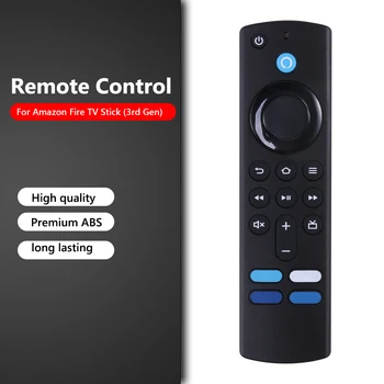 Controle Remoto plástico Substituição Smart TV com Controle Remoto Infravermelho sem Fio Controle Remoto Inteligente para o Amazon Fire Stick TV Gen 3