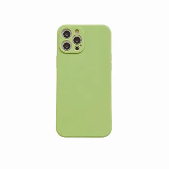 Cor Sólida Fosco Silicone Soft Phone Case Para Iphone 11 12 13 14 Pro Max Mini X Xs Max Xr 7 8 Plus Se2 1,5 Mm Utral Fina Capa