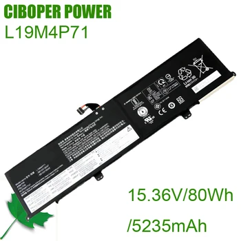 CP Genuíno da Bateria do Laptop L19M4P71 15.36/80Wh/5235mAh L19C4P71 L19L4P71 Para X1 Extrene Gen 3 2020 TP00099D