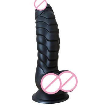 e o Material Mole Realistas Vibrador Seguro Vagina Brinquedos ponto G com ventosa Usado para Mãos-livres de Jogos Embalagem Discreta (Box)