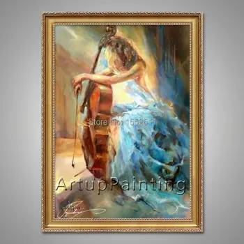 Espanhol de Flamenco Dancer pintura latina mulher pintura a Óleo sobre tela de alta Qualidade pintados à Mão Pintura latina 17