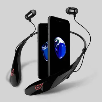 Fone de ouvido estéreo Fone de ouvido Y98 Decote sem Fio Bluetooth compatível Música Esportes Execução Fone de ouvido