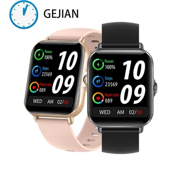 GEJIAN Versão Global de Telefone de Chamada de Smart Watch 1.69 polegadas Tela TFT de Oxigênio no Sangue Monitoramento da frequência Cardíaca L21 Inteligente relógios para Homens