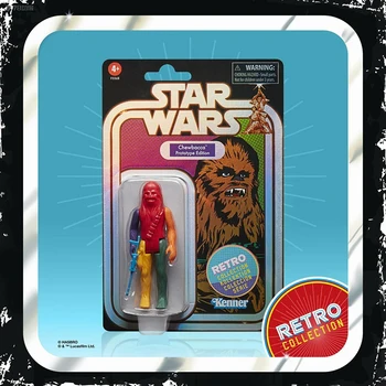Hasbro Star Wars Retro Coleção Chewbacca Multi-Coloridas Protótipo Edição Kenner 3.75 Polegadas Figura De Ação Do Brinquedo