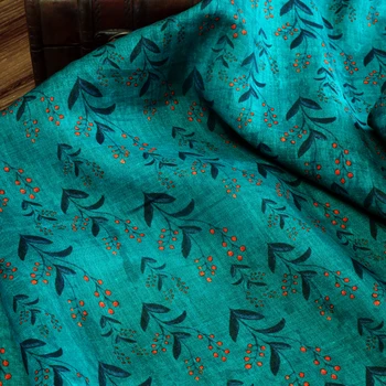 High-end puro rami costura de tecido de impressão digital de tecido, Vestidos, vestidos, jaquetas e cheongsams tecido