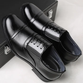 Homens Sapatos de Design Exclusivo e Elegante Escorregar em Festa de Casamento de Calçado italiano High-end Oxfords de Luxo do Escritório de Negócios de Calçados de Couro