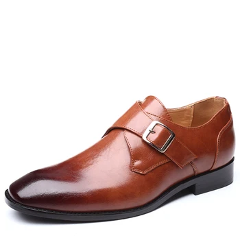 Homens Sapatos Feitos À Mão Do Estilo Britânico De Paty De Couro Sapatos De Casamento Homens Apartamentos De Couro Oxfords Formal Sapatos
