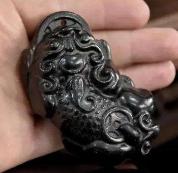 Hongshan cultura archaize o ferro preto meteorito recrutar riqueza mítico animal selvagem estátua