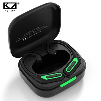 KZ AZ10 Fones de ouvido sem Fio Bluetooth 5.2 Orelha Gancho do Fone de ouvido hi-fi de Desporto, Jogos de Ruído Fones de ouvido com Cancelamento TWS AZ09 Pro Acessórios