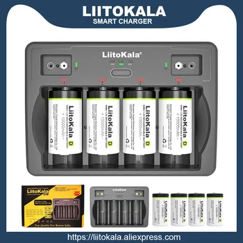 LiitoKala Lii-D4 Lii-S8 Lii-PD4 Lii-500 íon de lítio de 3,7 V NiMH 1,2 V 3.2 V IMR 3.8 V 18650 BATERIA 26650 21700 26700 AA, AAA e 9V Carregador de Bateria