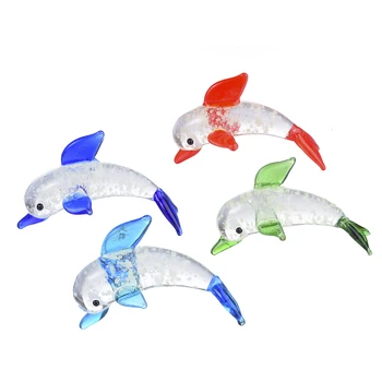 Luminosa Dolphin Decoração na Mesa Nórdicos Decoração de Casa Estatuetas para o Interior Animais Filhos de Ação de Brinquedo