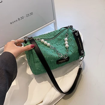 Moda feminina Cadeia de Saco nas Axilas Sacos de Ombro para as Mulheres 2022 Feminino bolsa Casual Senhoras Shopper Bolsa saco do desenhador