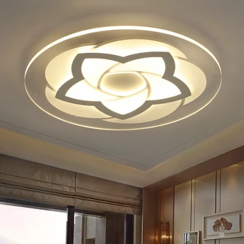 moderno e minimalista circular lâmpadas do teto do DIODO emissor de acrílico sala de estudo do quarto