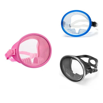 Máscara de mergulho, Oval HD Máscara de Mergulho, Adultos Equipamento de Mergulho Profissional, HD Panorâmica Máscara de Mergulho Livre