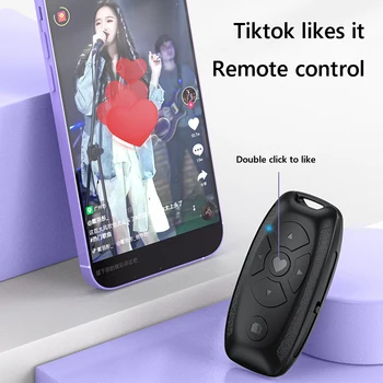Móvel multifuncional Telefone de Controlo Remoto compatível com Bluetooth 4.2 Obturador da Câmera Controlador de 10m Faixa de Detecção para iOS Android